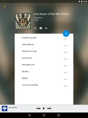 1&1 Musik android App screenshot 2